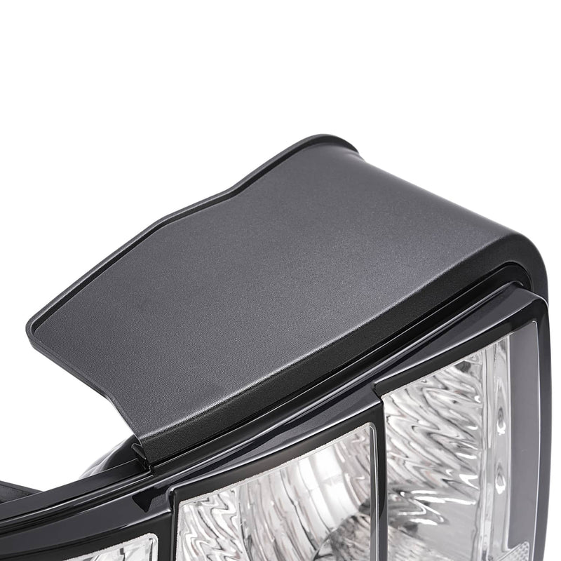 DURAFORCE Clear Lens Tail Lights For Ford Mustang 1999-2004 Rear Brake Lamps Left Right
