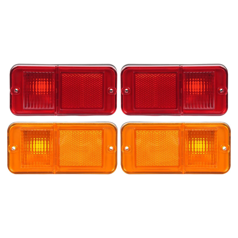 DURAFORCE Front Rear Side Marker Lights for Chevrolet and GMC C/K Pickup Trucks 1968-1972