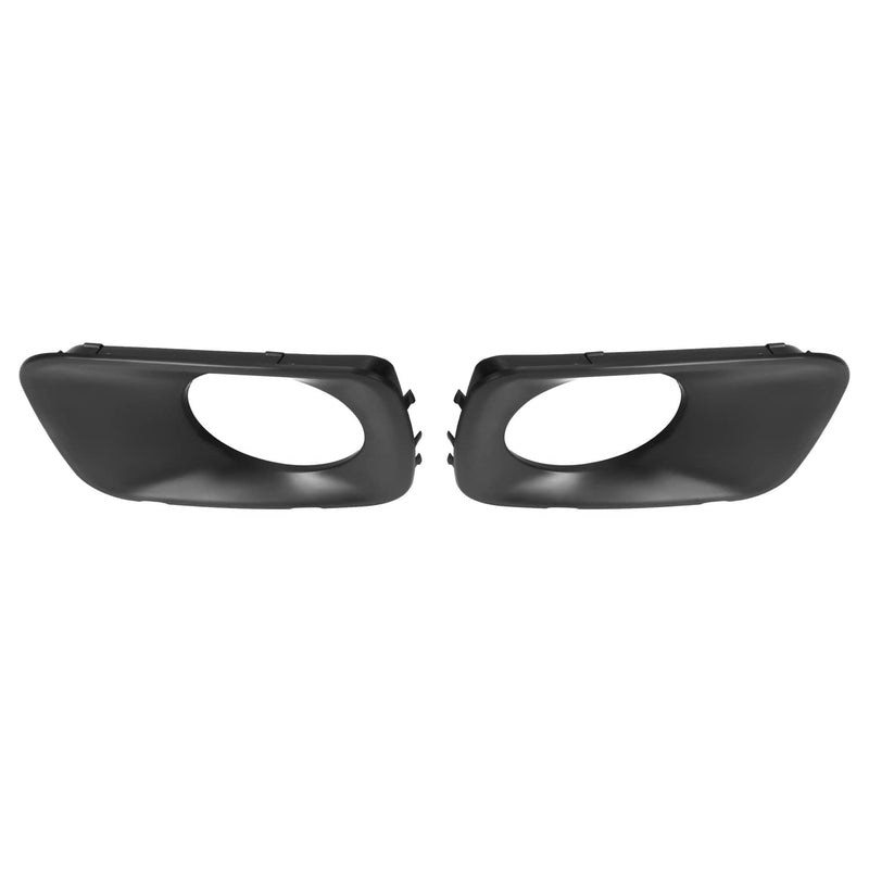 DURAFORCE Fog Light Trim Cover for Honda Pilot 2009 2010 2011 Black Driver & Passenger