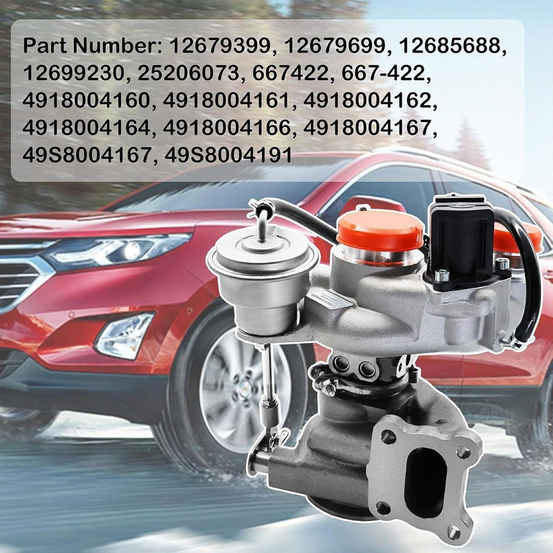 Turbo Turbocharger 12699230 for 2018-2022 Chevrolet Equinox GMC Terrain 1.5L