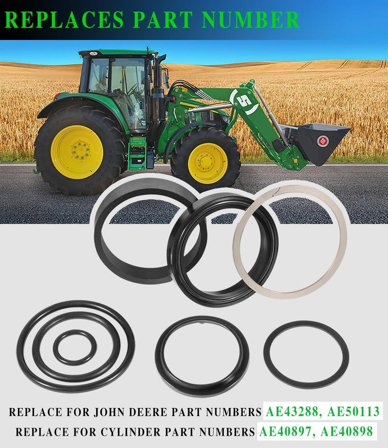 AE50113 Hydraulic Gate Cylinder Seal Kit for John Deere AE40897 AE40898