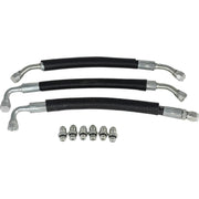 DURAFORCE High Pressure Oil Pump Hoses Lines & Crossover Kit for Ford E450 E350 E550