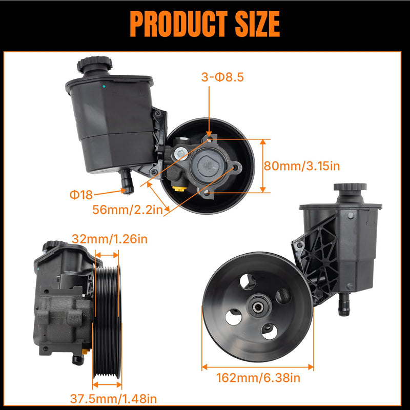 20-70268 Power Steering Pump with Reservoir for Dodge Ram 2500 3500 03-07