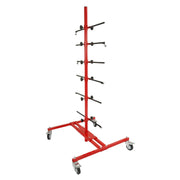 DURAFORCE Powder Coated Adjustable Tree Paint Stand for Autobody Door Fender Panel
