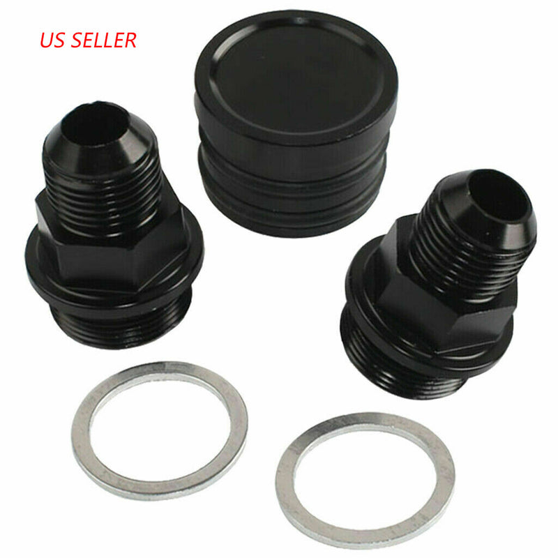 M28 to 10AN Breather Block Plug Fittings B16 B18c B-Series Catch Can for Honda