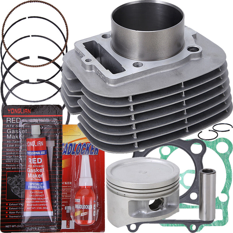 Cylinder Piston Gasket Top End Kit for Yamaha Raptor 350 YFM350R 2004-2013