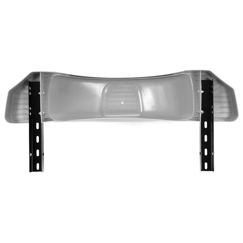 2PCS 12" Trailer Fenders w Steps Wheels Tires Skirt Boat Gray Single Axle 300LBS