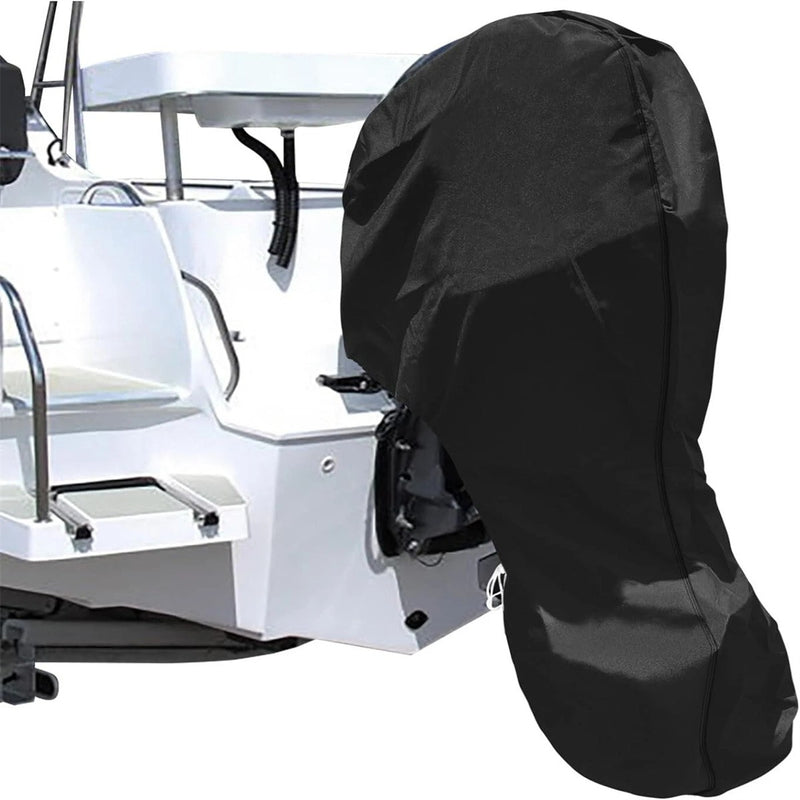 Black Heavy Duty Full Boat Outboard Engine Motor Cover for 30-60 HP