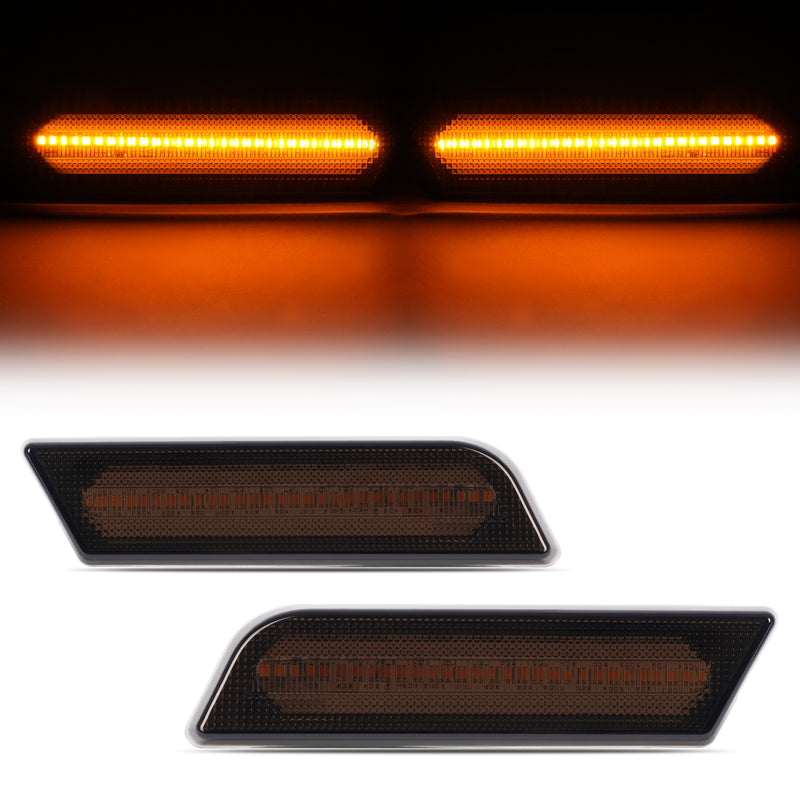 #9T1Z-15A201-A LED Front Side Marker Lights for Ford Transit Connect 10-13 2X