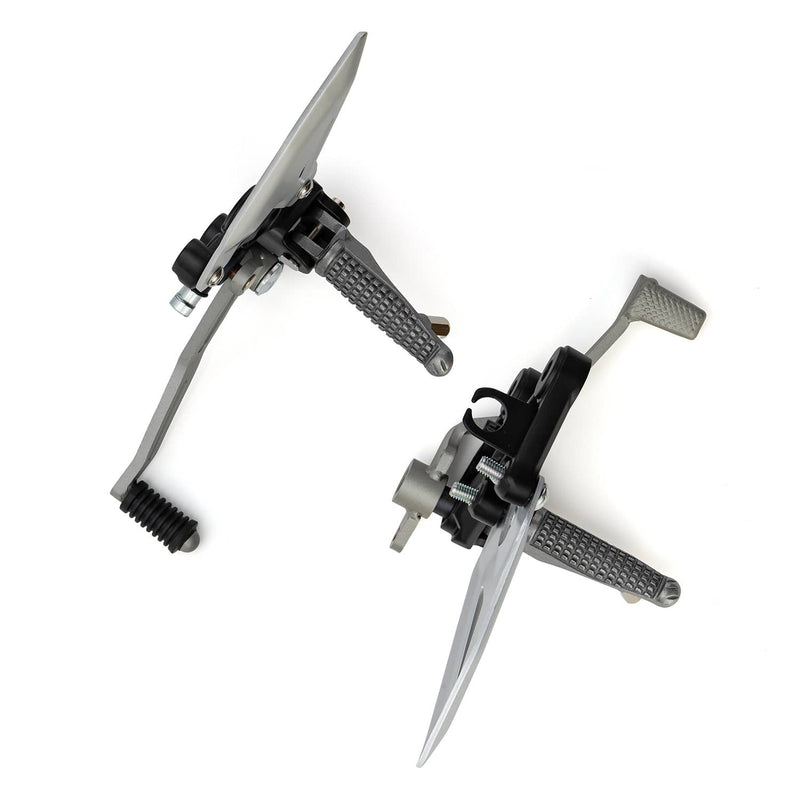 Front Driver Footrests Bracket Kit for Kawasaki NINJA 500 Z500 2024-2025