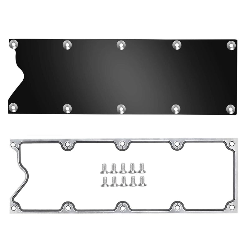 Billet Knock Sensor Delete LS6 LSX Gasket Plate for LS Gen 3 Valley Pan