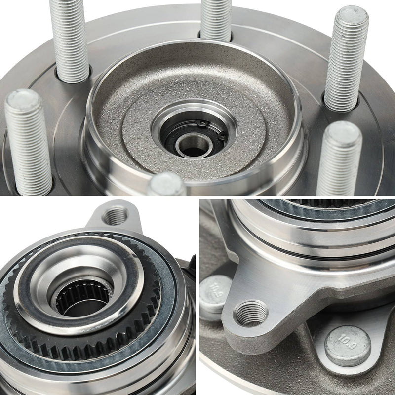 515177 Front Wheel Hub Bearing for Ford F-150 3.5L 2018-2020 4WD RH LH 2 Pieces