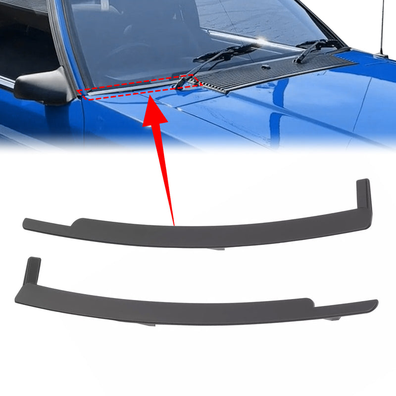 Lower Windshield Wiper Cowl Grille Trim for Ford Mustang 1983-1993 LH RH