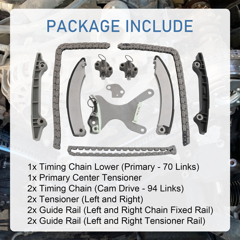 Timing Chain Kit for Jeep Liberty Dodge Ram Durango Dakota 3.7L SOHC 2002-2011
