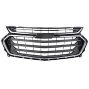 DURAFORCE Chrome Front Bumper Upper Lower Grille for Chevrolet for Chevy Traverse 2018 21