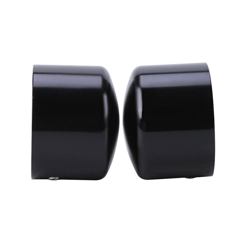 Axle Cap Nut Covers Black Front for Harley Touring Street Road Glide King US