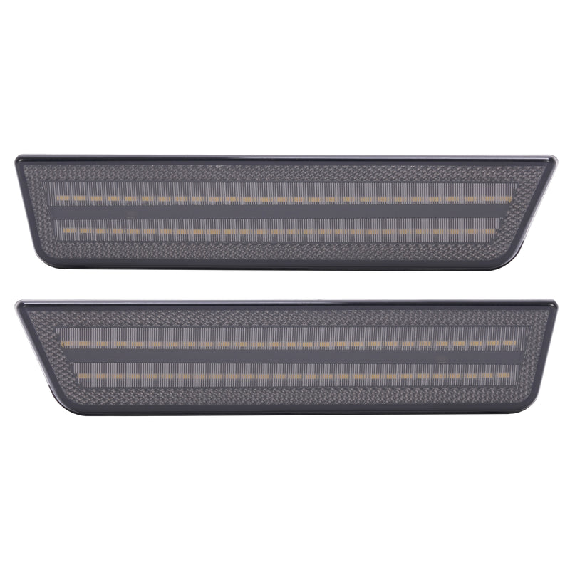 LED Front Side Marker Light White for Dodge Challenger Charger R/T Sedan 2008-14