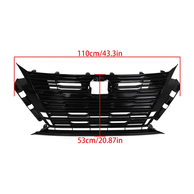 Front Grille Plastic Gloss Black 62310-9HF8E For 2023-2024 Nissan Altima SL/SV