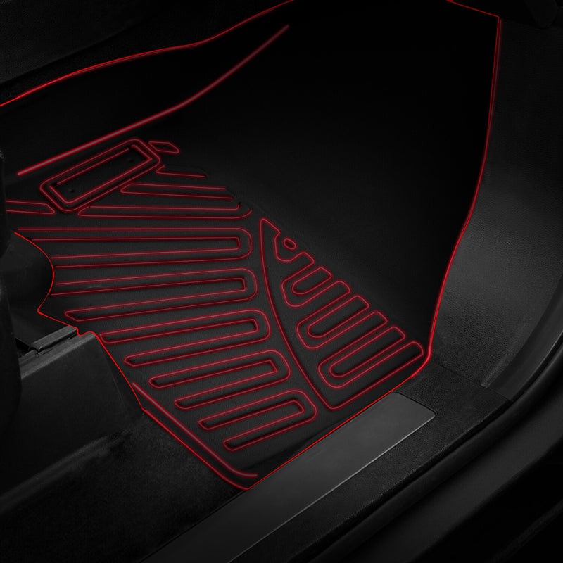 All Weather Cargo TPE Liner Floor Mats for Ford Edge 2015-2024 Front Rear Set