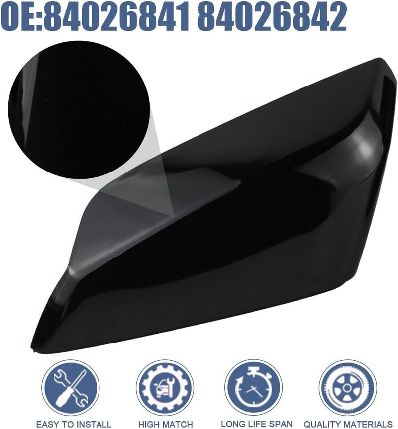 Driver Passenger Side Mirror Cover Cap Glossy for Chevrolet Malibu 2016-2020