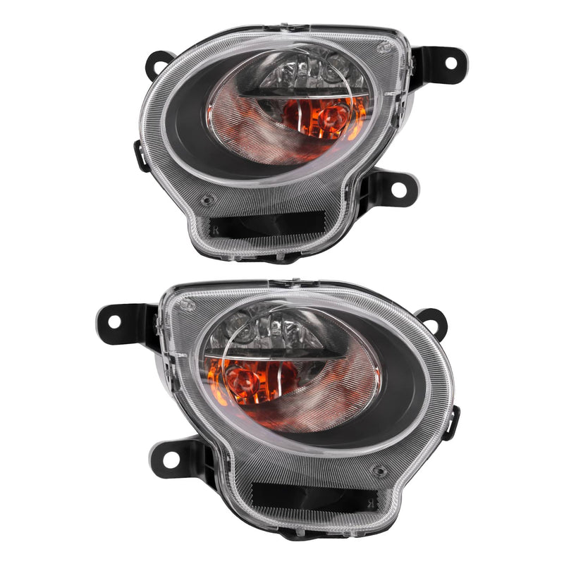 DURAFORCE Turn Signal Parking Lights Clear Lens Front Left Right for Fiat 500 2012-2017