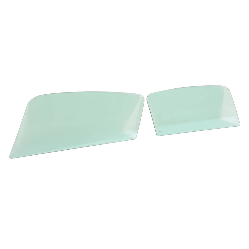 DURAFORCE Glass Windshield Vent Door Back Green Windows for Ford Mustang Fastback 1967-68