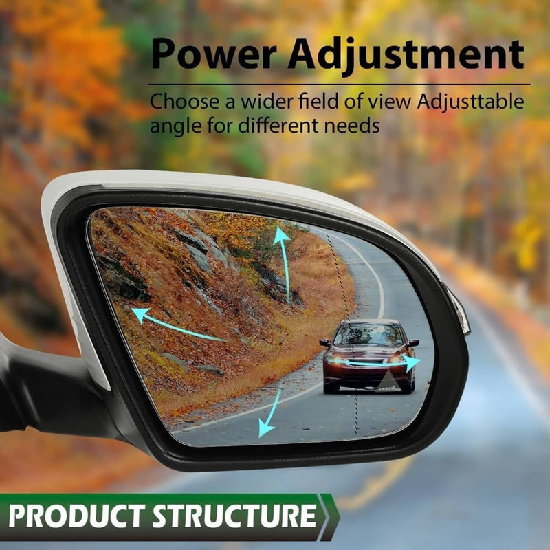 Right Side Mirror Heated Blind Spot for Mercedes GLC Class GLC300 2016-2021