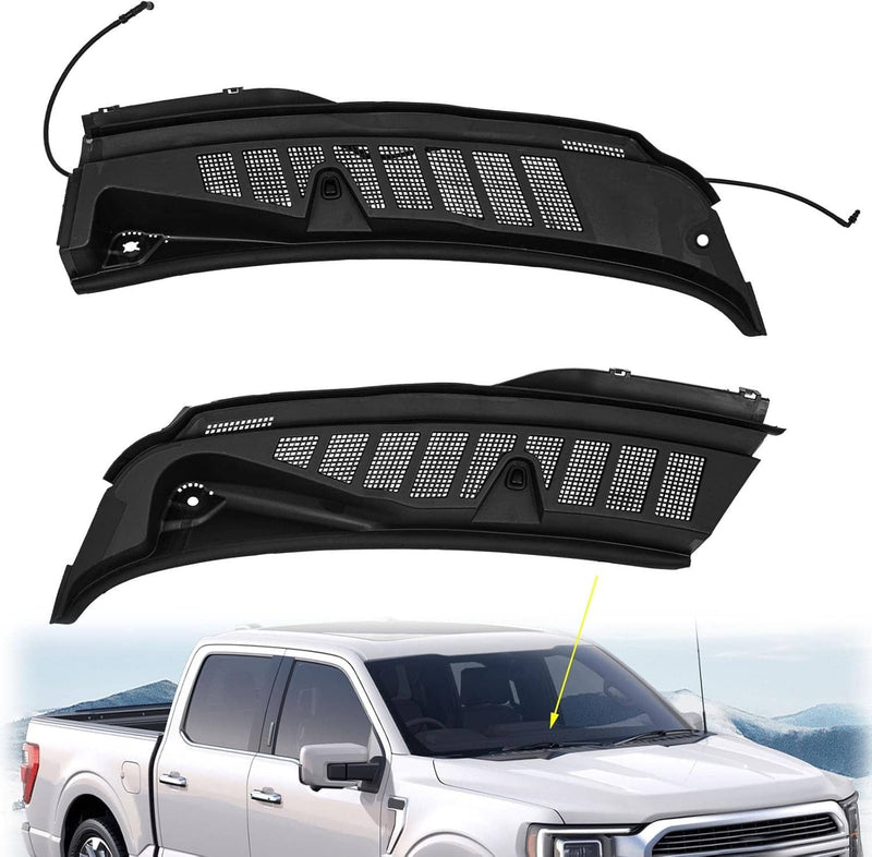 for Ford F150 Windshield Wiper Cowl Grille Screen Cover Left & Right 2021-2025