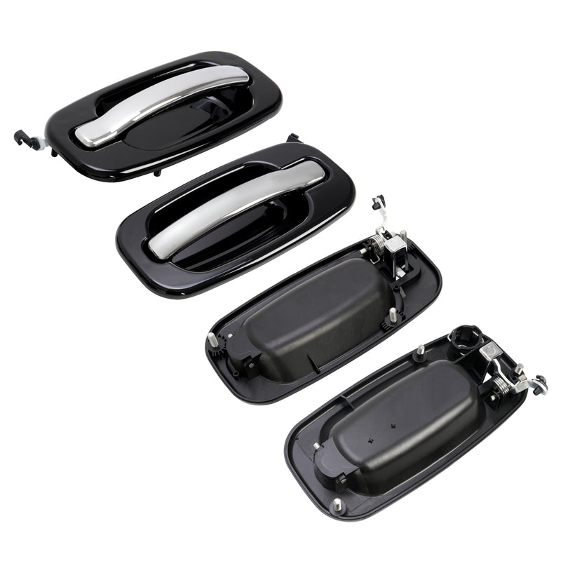 4X Outer Door Handles for Chevy Silverado for GMC Sierra for Cadillac 1999-2006