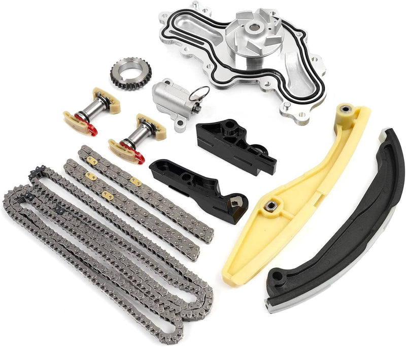 Timing Chain Kit & Water Pump for Ford F150 Explorer Edge Flex 3.5 3.7 2011-2019