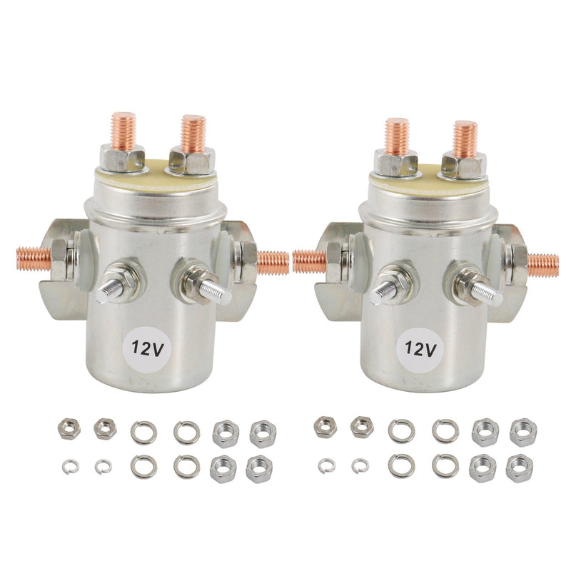 6 Terminal 12V Continuous Duty Relay Solenoid for Autocrane Boom Winch 2X