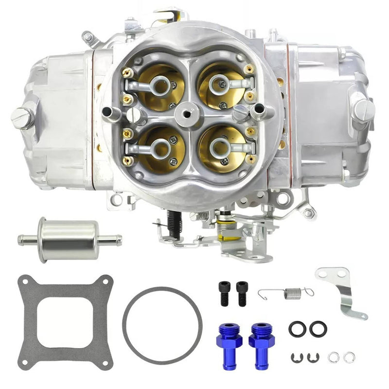 BR-67201 850CFM 4 Barrel Carburetor Double Pumper Mechanical Performance Race