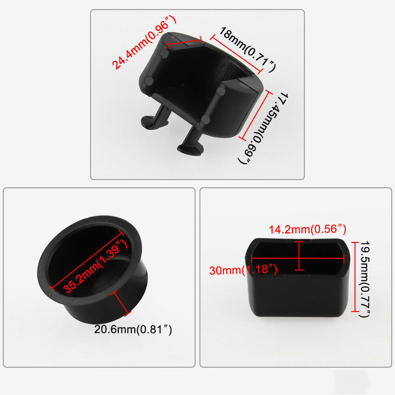 Tailgate Hinge Pivot Bushing Insert Kit for Dodge Ram Ford F-Series Pickup