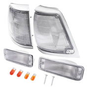 DURAFORCE Clear Corner Lights Bumper Signal Lights for Toyota Pickup 1992-1995 2WD
