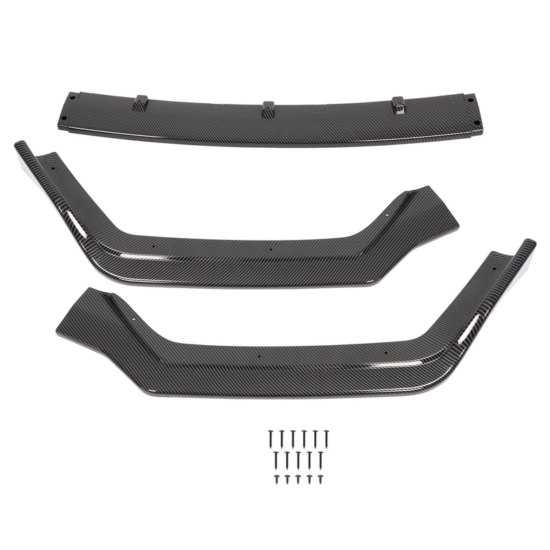 Carbon Fiber Front Bumper Lip Spoiler Splitter for Infiniti Q50 Sport 2018-2023