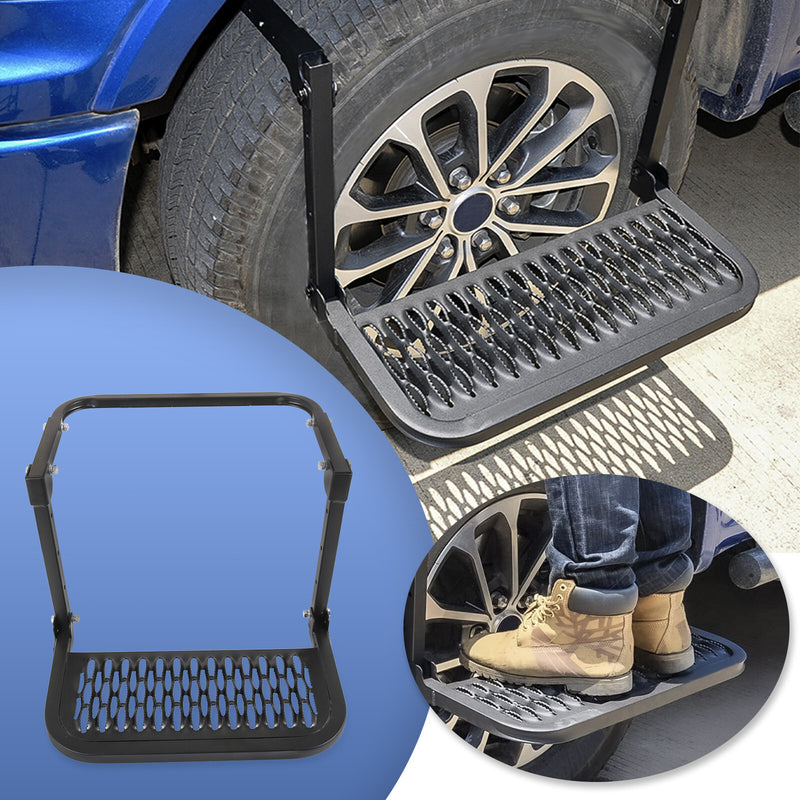 Tire Step for Pickup Truck SUV Adjustable Tire Mounted Auto Step 300 lbs Max