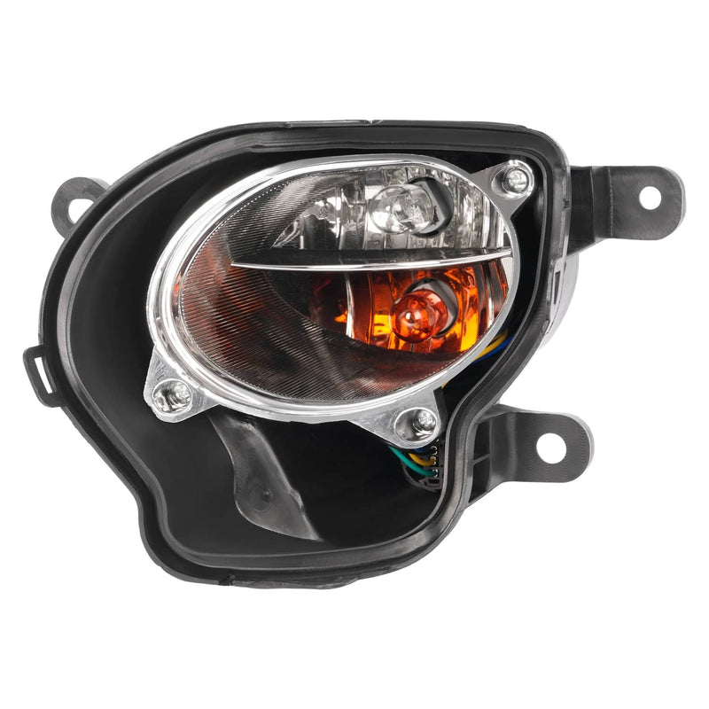 DURAFORCE Black Front Left Driver Side Turn Signal Light Parking Lamp for Fiat 500 2012-17