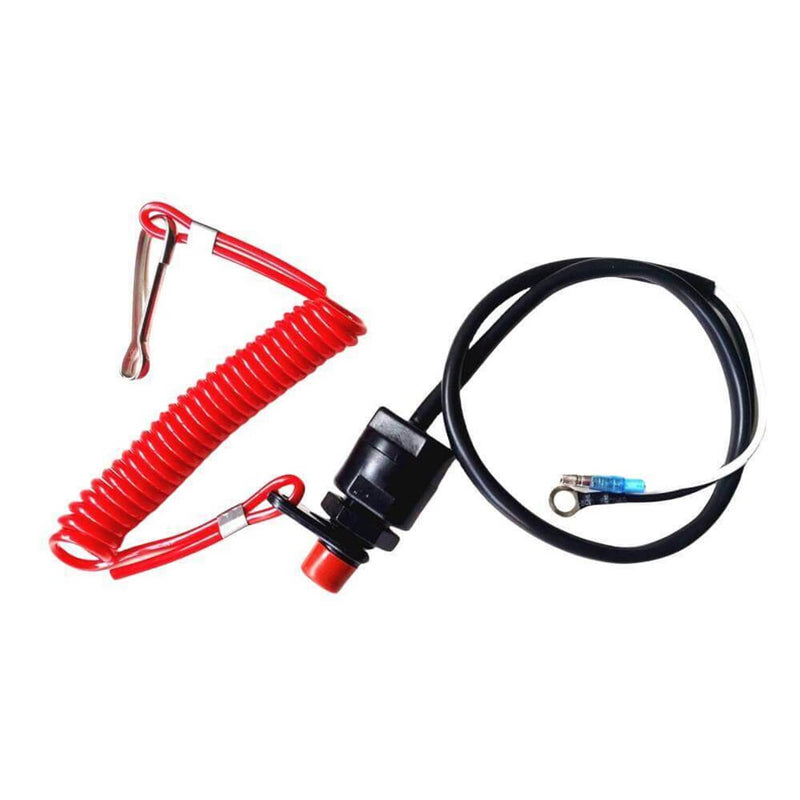 DURAFORCE 63V-82575-00 Kill Stop Switch Safety Lanyard for Yamaha Outboard 6E9-82575-02