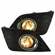 DURAFORCE Fog Light Lamp Bumper Lower Grille W/Sensor Hole New Fit Nissan Sentra 2016-2019