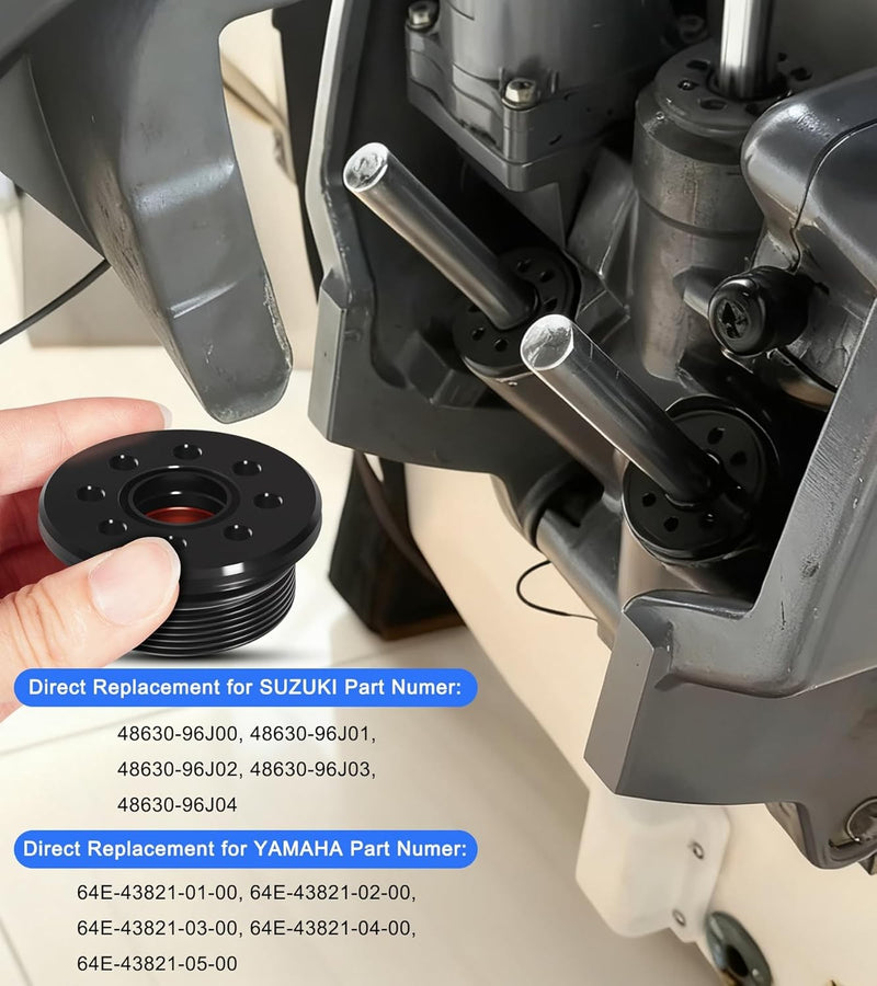 64E-43821-01-00 Screw Trim Cap Cylinder W/Seal for Yamaha 115-250HP Outboard 2PC