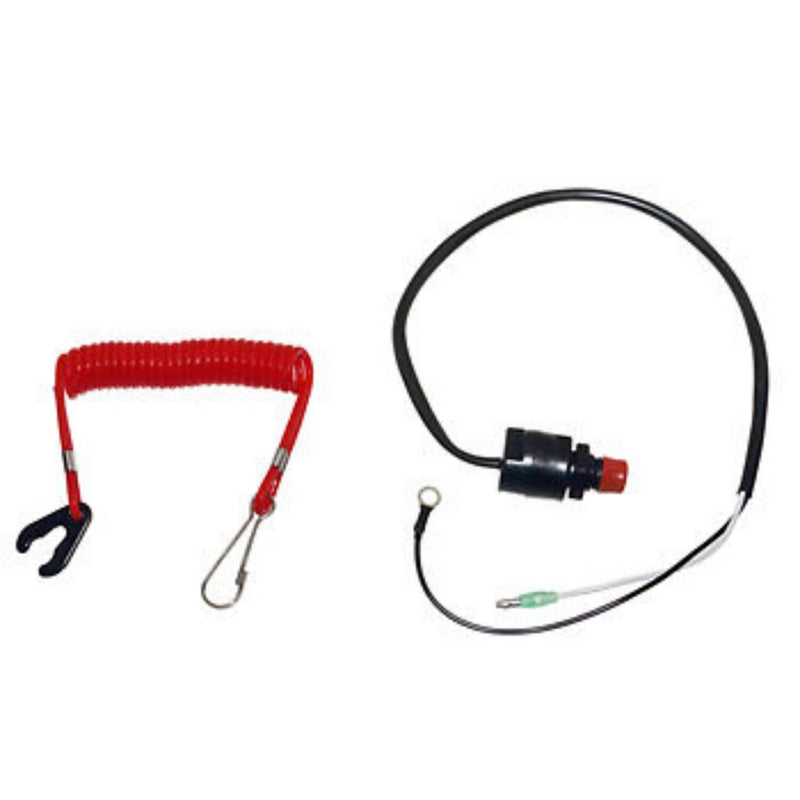 DURAFORCE 63V-82575-00 Kill Stop Switch Safety Lanyard for Yamaha Outboard 6E9-82575-02