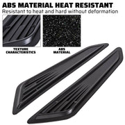 DURAFORCE Black Bonnet Hood Vent Scoop Covers for Chevy Camaro 2016-23 2019 2020 1LT LT RS