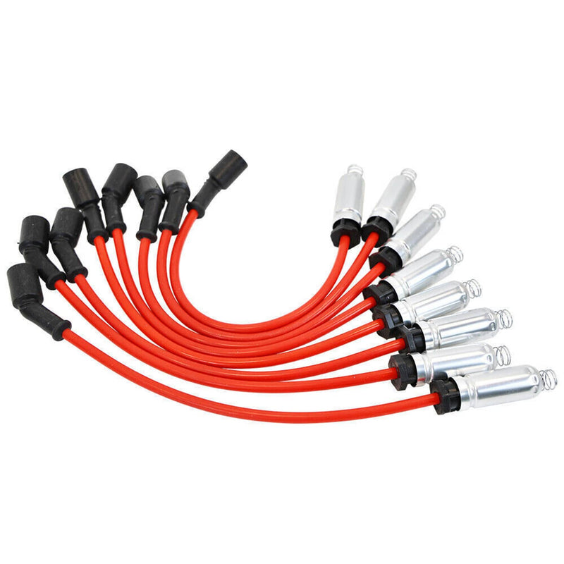8 Set UF414 Round Ignition Coil Spark Plugs with Wire for Chevy Silverado Tahoe