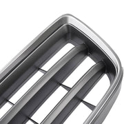 DURAFORCE Front Chrome Shell Grille with Gray Insert for Subaru Forester 2003-2005