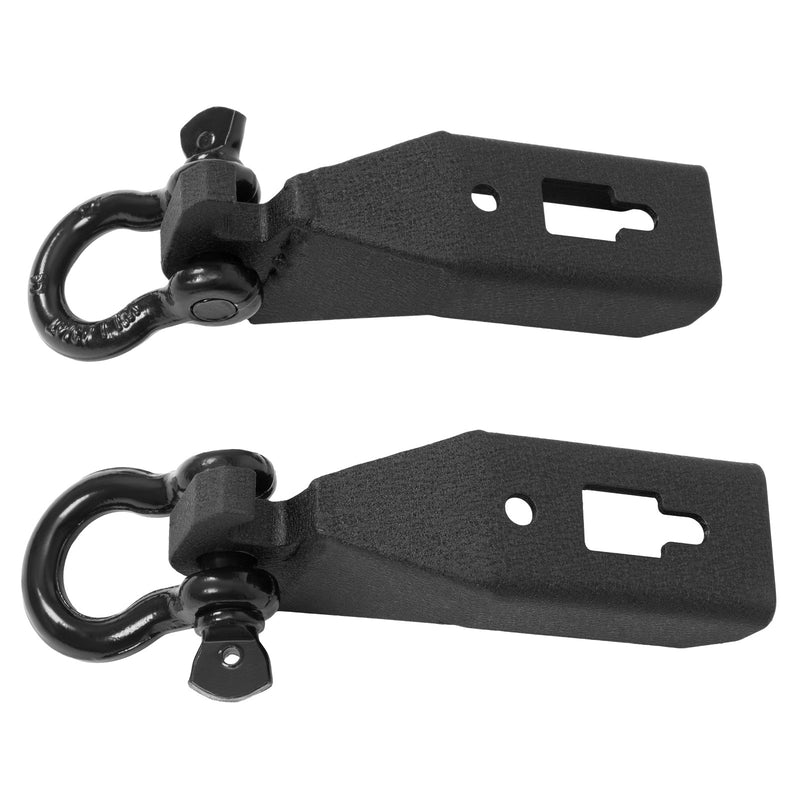 Front Tow Hook Shackle Mount Kit Hardware for Ford F150 F-150 2009-2023 2 Pieces