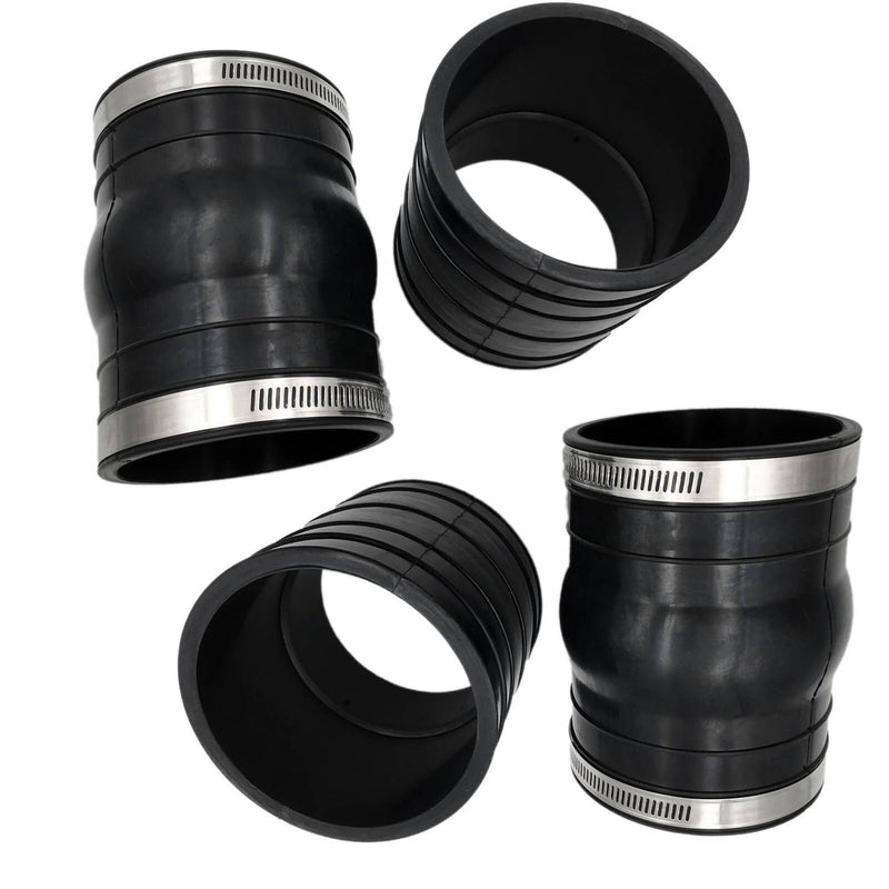 DURAFORCE Upper Lower Rubber Coupler Exhaust Hose Bellows for OMC Volvo Penta 4.3 5.0 5.7L