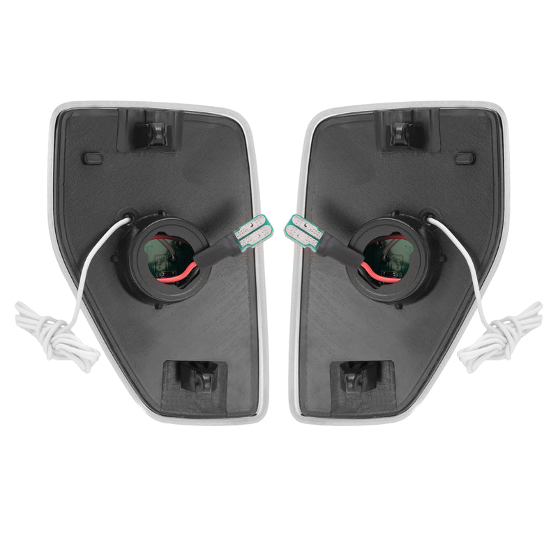 Switchback LED Side Marker Signal Lights Clear Lens for HUMMER H3 2005-2010 Pair