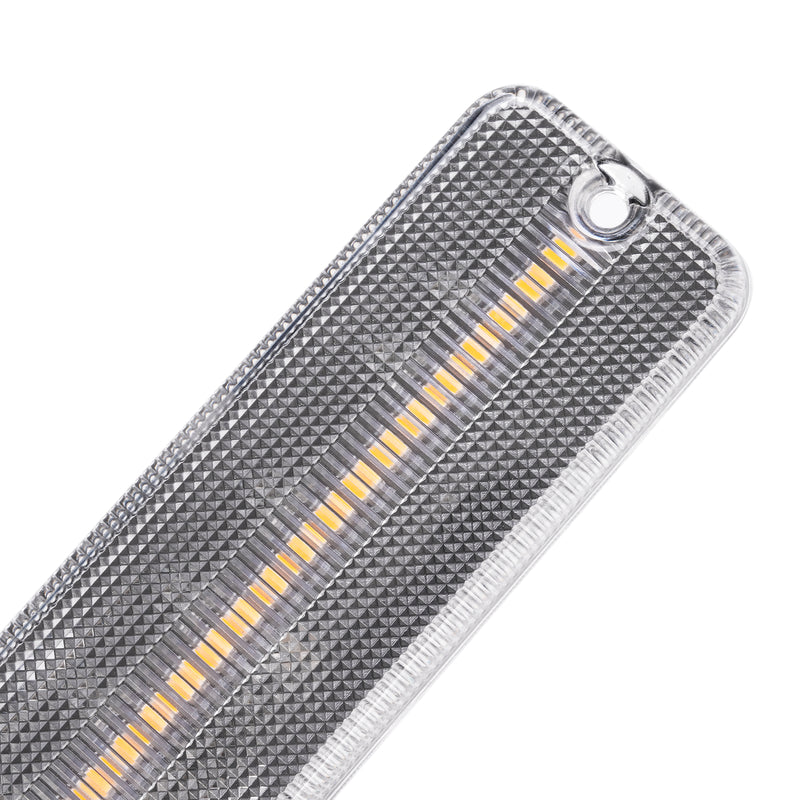 Front Fender LED Side Marker Lights Bumper Lamps for Jeep Wrangler YJ 1987-1995