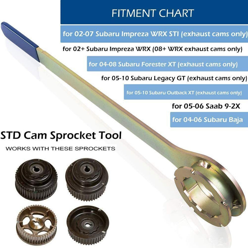 Intake Exhaust Cam Sprocket Crank Pulley Gear Lock Tool Screw Kit for Subaru STD