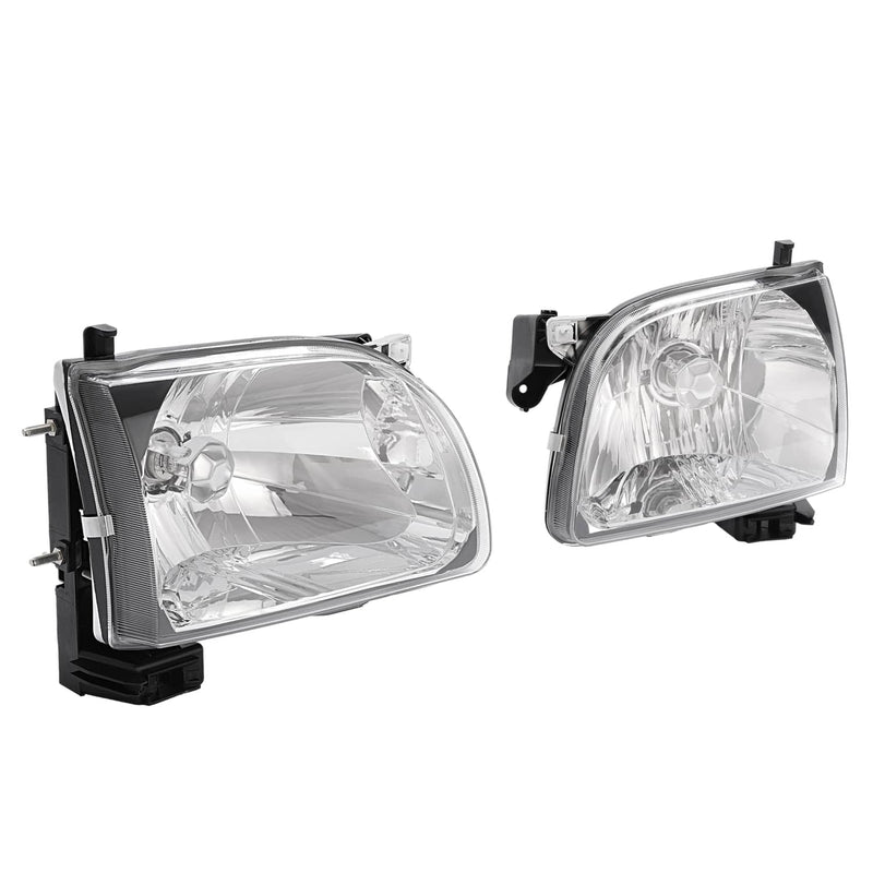 DURAFORCE Headlights Corner Signal Lights With All Bulbs for Toyota Tacoma 2001-2004 Pair
